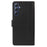 For Samsung Galaxy A35 5G Case Wallet Rhombus Leather Phone Cover with Shoulder Strap, Wrist Strap - Black - 6