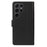 For Samsung Galaxy S24 Ultra Wallet Case Rhombus Leather Phone Cover with Shoulder Strap and Wrist Strap - Black - 7