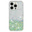 For iPhone 16 Pro Case Sparkle Sequins Luminous Epoxy TPU Phone Cover - Green - 1