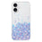 For iPhone 16 Case Sparkle Sequins Luminous Epoxy TPU Phone Cover - Purple - 1