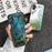 For iPhone 16 Plus Case Marble Pattern Tempered Glass + PC + TPU Protective Phone Cover - Black Marble - 7