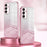 For Samsung Galaxy A16 5G / A16 4G Case Electroplating Gradient Glitter TPU Phone Cover - Pink - 5