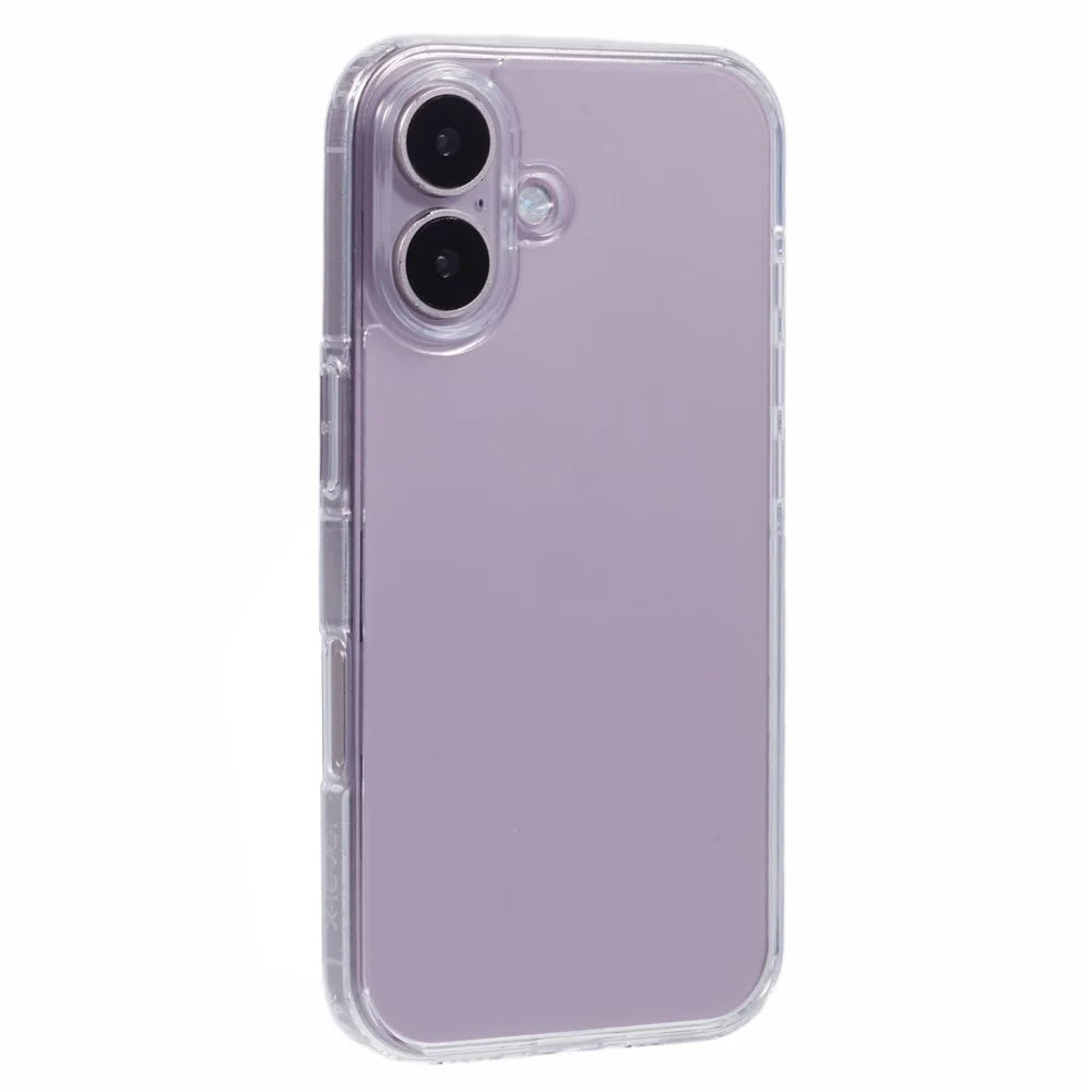 X-LEVEL For iPhone 16 Case Anti-Scratch PC+TPU Matte Phone Cover - Transparent - 1
