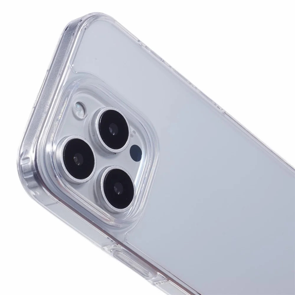 X-LEVEL For iPhone 16 Pro Case Anti-Scratch PC+TPU Matte Phone Cover - Transparent - 5