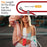For iPhone 16 Case Liquid Silicone Card Holder Phone Back Cover with Lanyard - Red - 2