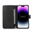 For iPhone 16 Pro Max Case Split Leather Magnetic Wallet Phone Protector with Wrist Strap - Black - 3