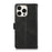 For iPhone 16 Pro Max Case Split Leather Magnetic Wallet Phone Protector with Wrist Strap - Black - 7