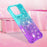 For iPhone 16 Pro Max TPU Case Gradient Quicksand Phone Back Cover - Sky Blue+Purple - 7