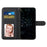 For Samsung Galaxy A06 4G Case Stand Flip Protective Leather Phone Cover - Black - 3