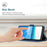 For Samsung Galaxy A06 4G Case Viewing Stand PU Leather Phone Cover Imprinted Pattern - Blue - 5