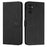 For Samsung Galaxy M35 5G Case Viewing Stand PU Leather Phone Cover Imprinted Pattern - Black - 1