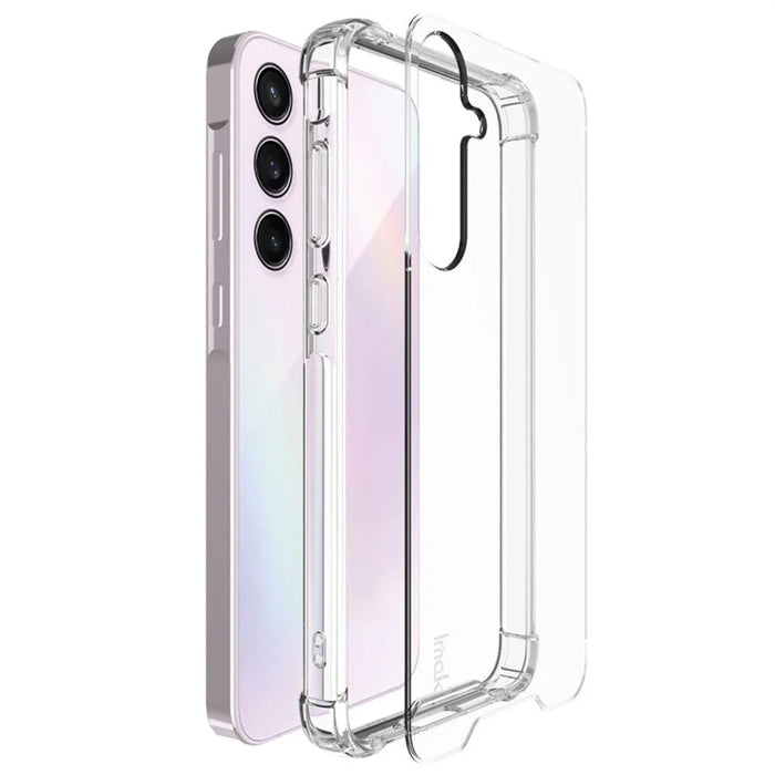 IMAK For Samsung Galaxy A55 5G Case PC+TPU Shockproof Clear Phone Cover - 4