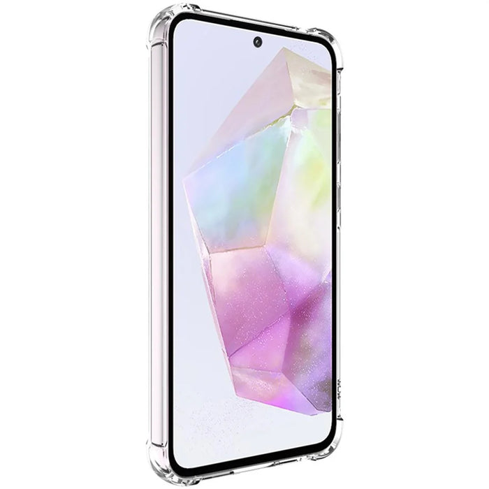 IMAK For Samsung Galaxy A55 5G Case PC+TPU Shockproof Clear Phone Cover - 5