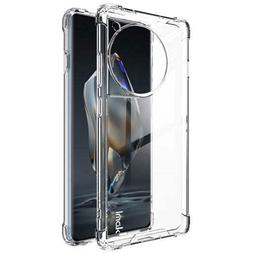 IMAK For OnePlus Ace 3 5G / 12R 5G Case PC+TPU Shockproof Clear Phone Cover - 1