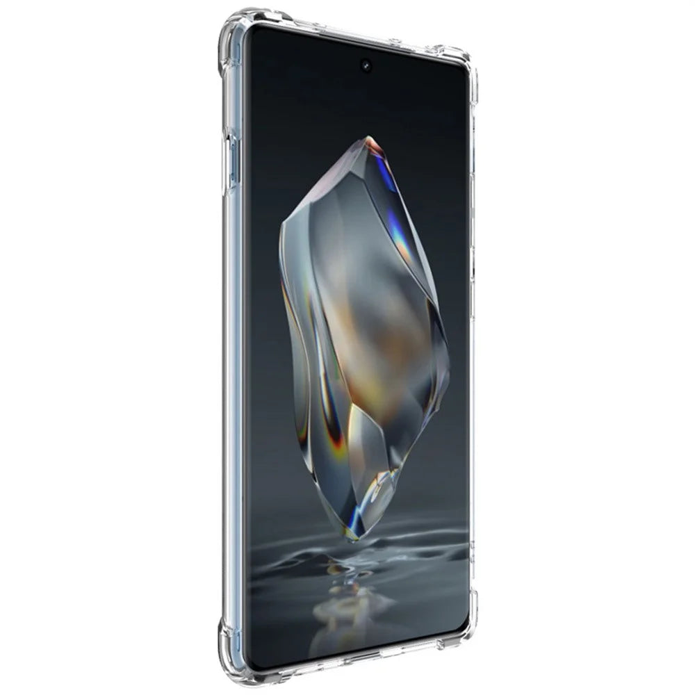 IMAK For OnePlus Ace 3 5G / 12R 5G Case PC+TPU Shockproof Clear Phone Cover - 4