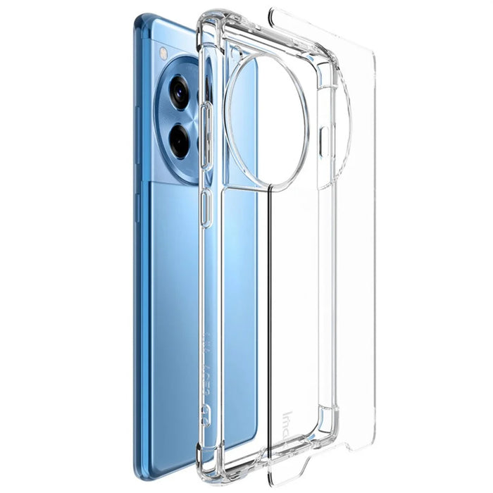 IMAK For OnePlus Ace 3 5G / 12R 5G Case PC+TPU Shockproof Clear Phone Cover - 5