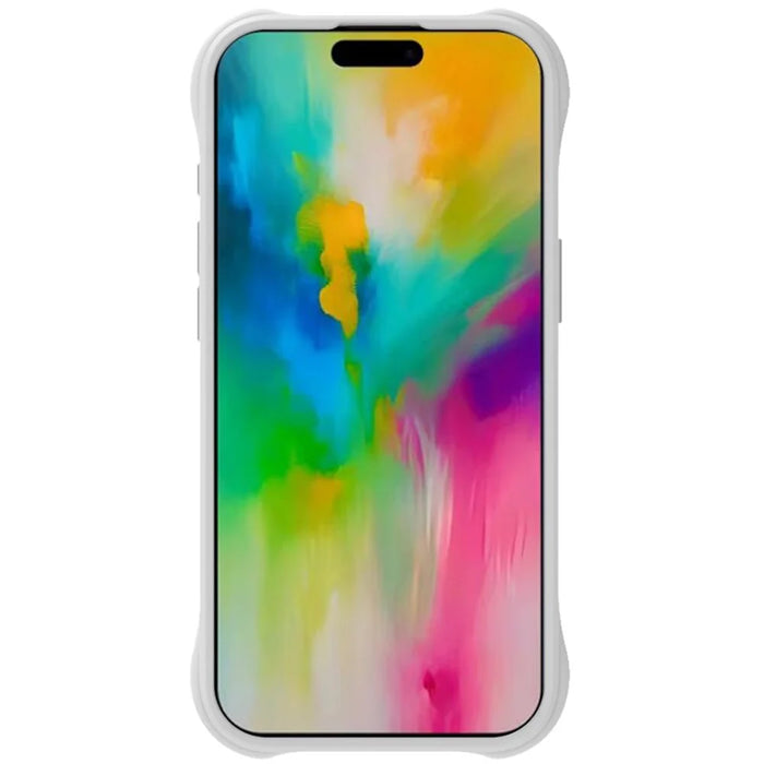 IMAK UC-6 Series for iPhone 16 Pro Max Case Water Drop Texture Anti-Skid Matte TPU Cover - Matte White - 2
