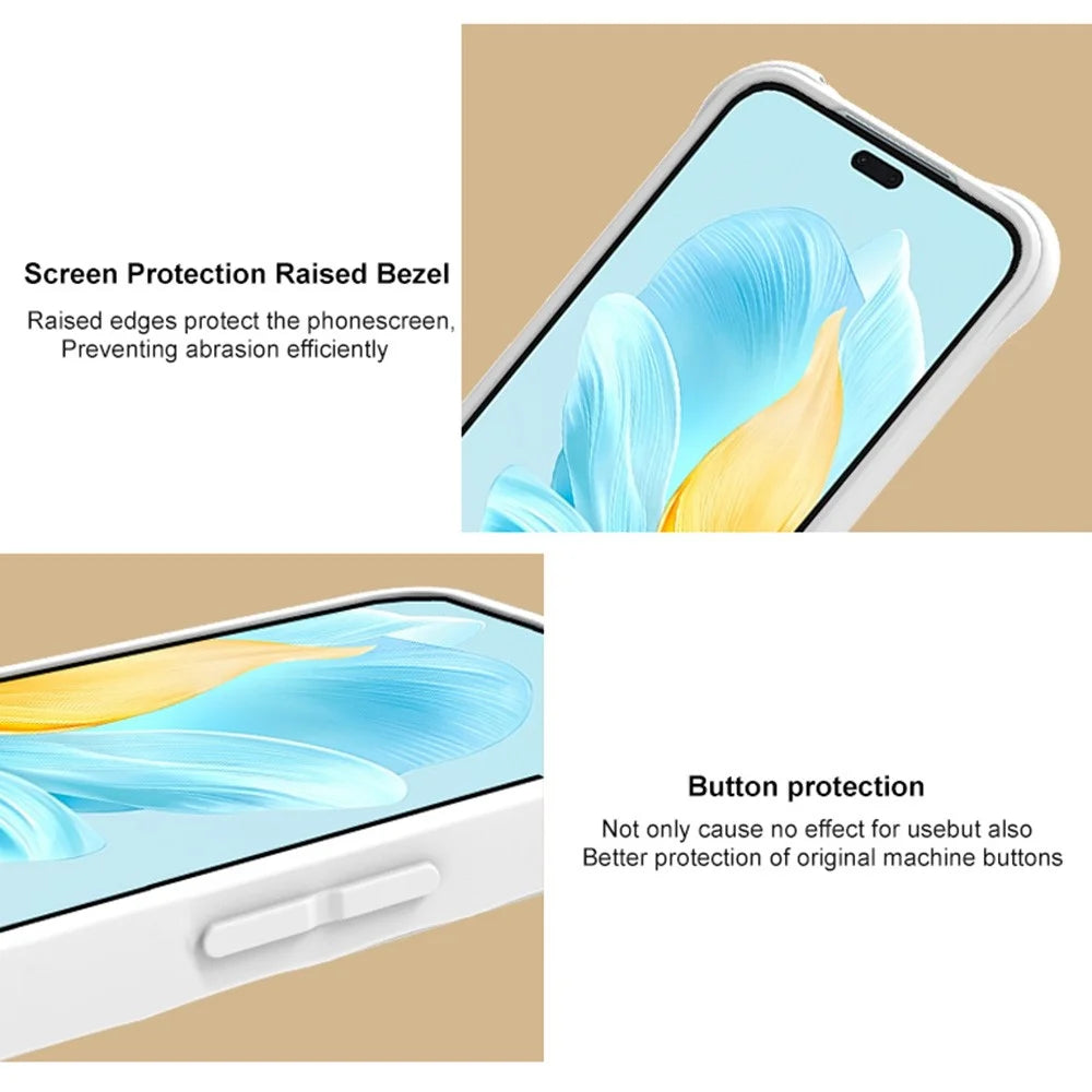 IMAK UC-6 Series for iPhone 16 Pro Max Case Water Drop Texture Anti-Skid Matte TPU Cover - Matte White - 4