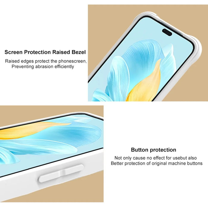 IMAK UC-6 Series for iPhone 16 Pro Max Case Water Drop Texture Anti-Skid Matte TPU Cover - Matte White - 4