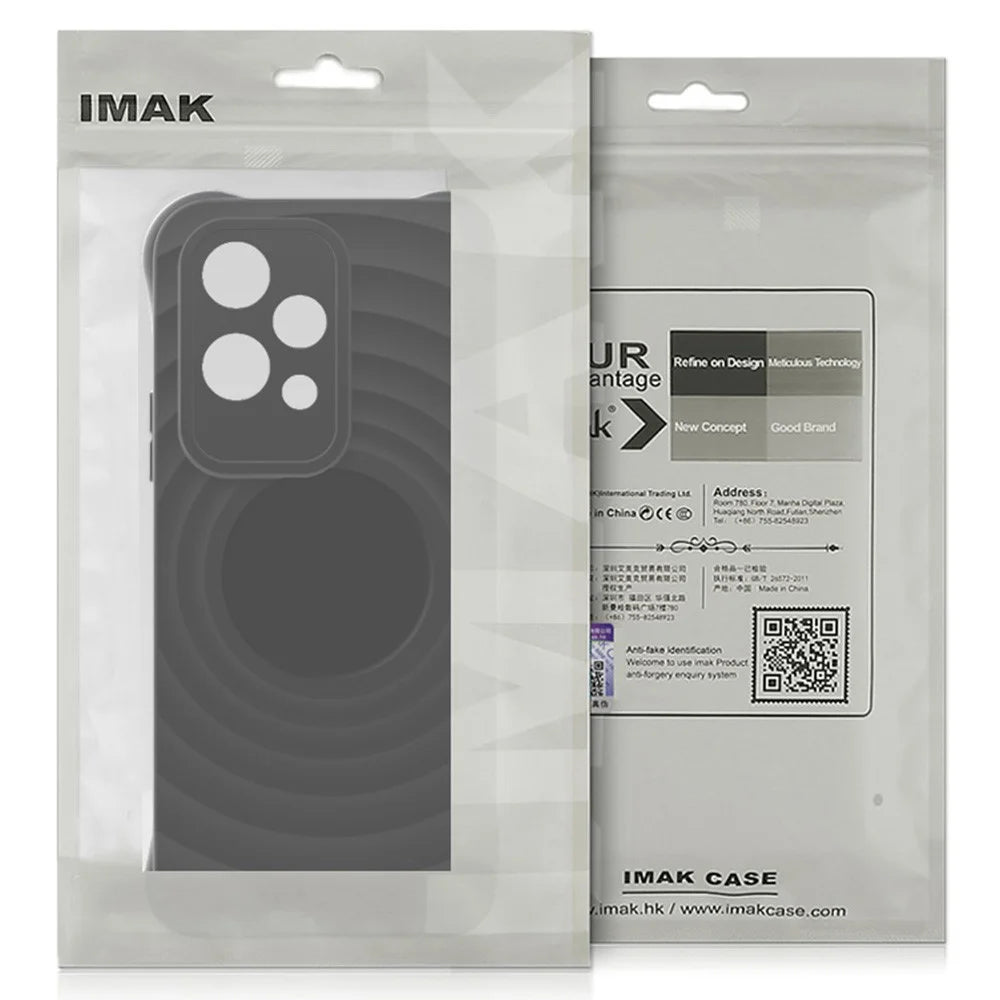 IMAK UC-6 Series for iPhone 16 Case Water Drop Texture Anti-Skid Matte TPU Cover - Matte White - 6