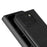 ABEEL For Google Pixel 9 Pro Fold 5G Case Genuine Cow Leather Hard PC Phone Cover - Black - 4