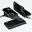 ABEEL For Google Pixel 9 Pro Fold 5G Case Genuine Cow Leather Back Phone Cover Crocodile Texture - Black - 3