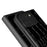 ABEEL For Google Pixel 9 Pro Fold 5G Case Genuine Cow Leather Back Phone Cover Crocodile Texture - Black - 4