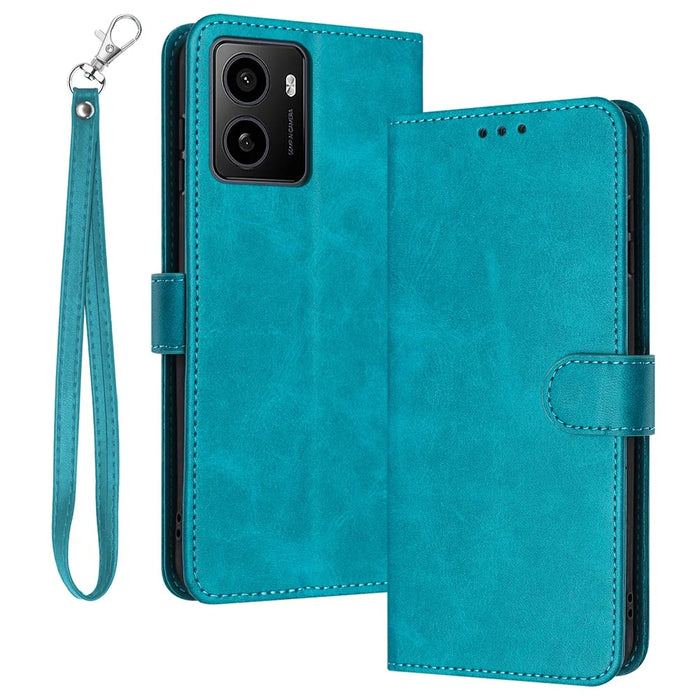 For HMD Pulse / Pulse+ / Pulse Pro Case Flip Stand PU Leather Wallet Phone Cover Calf Texture - Green - 1