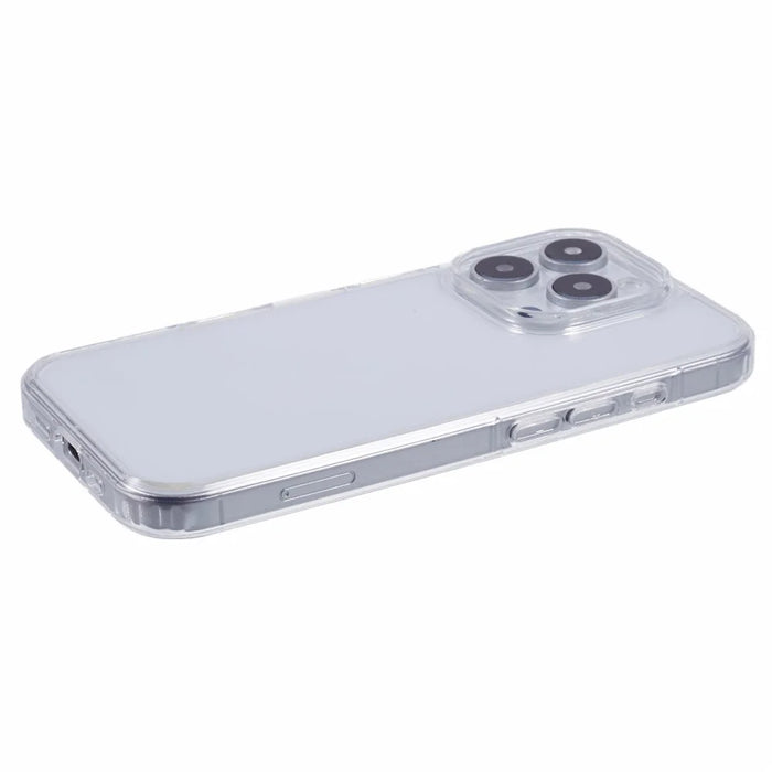 X-LEVEL For iPhone 16 Pro Max Case Acrylic+Silicone Anti-Scratch Clear Back Phone Cover - Transparent - 4