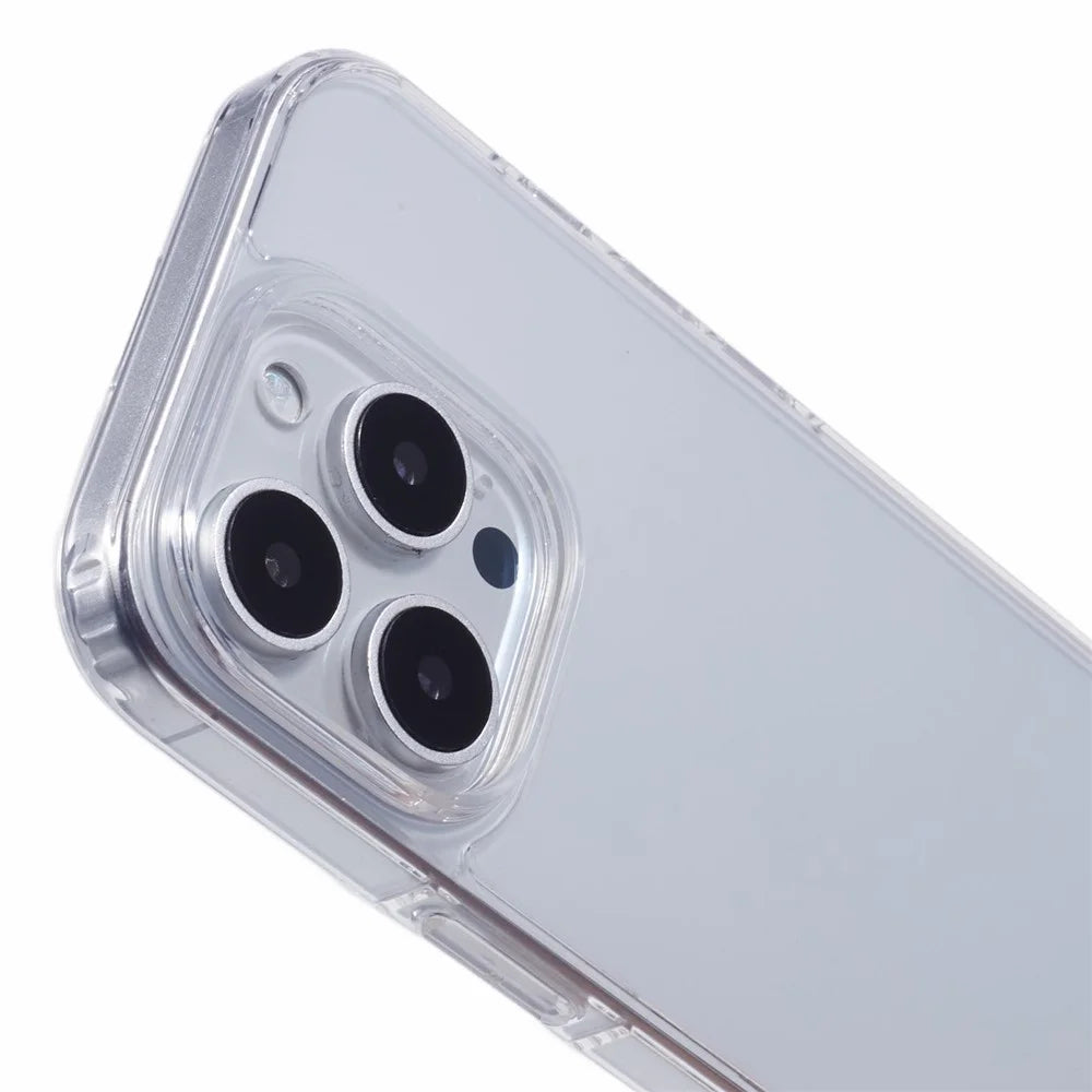 X-LEVEL For iPhone 16 Pro Max Case Acrylic+Silicone Anti-Scratch Clear Back Phone Cover - Transparent - 5