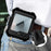 For Samsung Galaxy Z Flip5 5G Case Leather+PC Phone Cover with Kickstand Back Clip - Black - 5