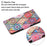 For iPhone 16 Case Pattern Printing Protective Leather Folio Phone Cover - Rhombus Totem - 4