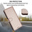 For Samsung Galaxy S24 FE Wallet Phone Case Leather Stand Cover with Strap - Rose Gold - 4