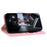 For Google Pixel 7a Case Wallet Cat Pattern Imprinted Leather Phone Cover - Pink - 3