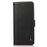 KHAZNEH For Samsung Galaxy A06 4G Phone Case Genuine Cow Leather Cover RFID Blocking - Black - 7