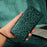 For Oukitel C53 Wallet Case Dot Pattern Imprint PU Leather Phone Cover - Green - 5