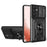 For Samsung Galaxy A55 5G Case PC+TPU Kickstand Phone Back Cover with Camera Slider - Black - 1