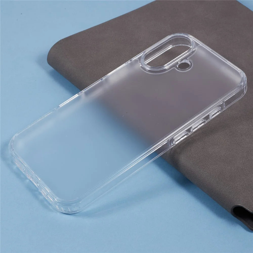 X-LEVEL For iPhone 16 Plus Case Anti-Scratch PC+TPU Matte Phone Cover - Transparent - 6