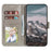 For iPhone 16 Pro Max Case PU Leather Mandala Imprinted Design Wallet Phone Cover - Grey - 2