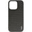 IMAK Ruiyi Series for iPhone 16 Pro Case Fabric Texture Leather+PC Phone Back Cover - Black - 3