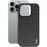 IMAK Ruiyi Series for iPhone 16 Pro Case Fabric Texture Leather+PC Phone Back Cover - Black - 4