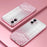 For iPhone 16 Plus Case Electroplating Gradient Glitter TPU Phone Cover - Pink - 2