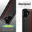 LC.IMEEKE For iPhone 16 Case Carbon Fiber Texture Leather+TPU+EVA Phone Cover - 6