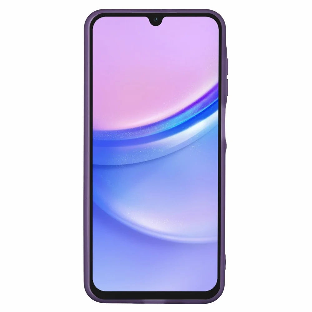 DKSM Series For Samsung Galaxy A16 5G / A16 4G Case Electroplated Camera Frame TPU Phone Cover - Transparent Purple - 2