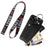 For iPhone 14 Pro Max Zipper Pocket Protective Cover with Lanyard Detachable Wallet PU Leather Coated TPU Phone Case - Black - 3