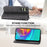For Samsung Galaxy A16 5G / A16 4G Case Calf Texture PU Leather Phone Cover with Wallet - Black - 3