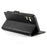 DF-010 For Samsung Galaxy A16 5G / A16 4G Stand Case PU Leather Wallet Phone Cover - Black - 4