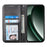 For Realme GT 6 5G Case Calf Texture PU Leather Phone Cover with Wallet - Black - 2