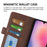 For Samsung Galaxy A16 5G / A16 4G Stand Case Calf Texture Leather Wallet Phone Cover - Brown - 4
