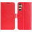 For Samsung Galaxy A16 5G / A16 4G Wallet Case Crazy Horse Texture Stand Leather Phone Cover - Red - 1